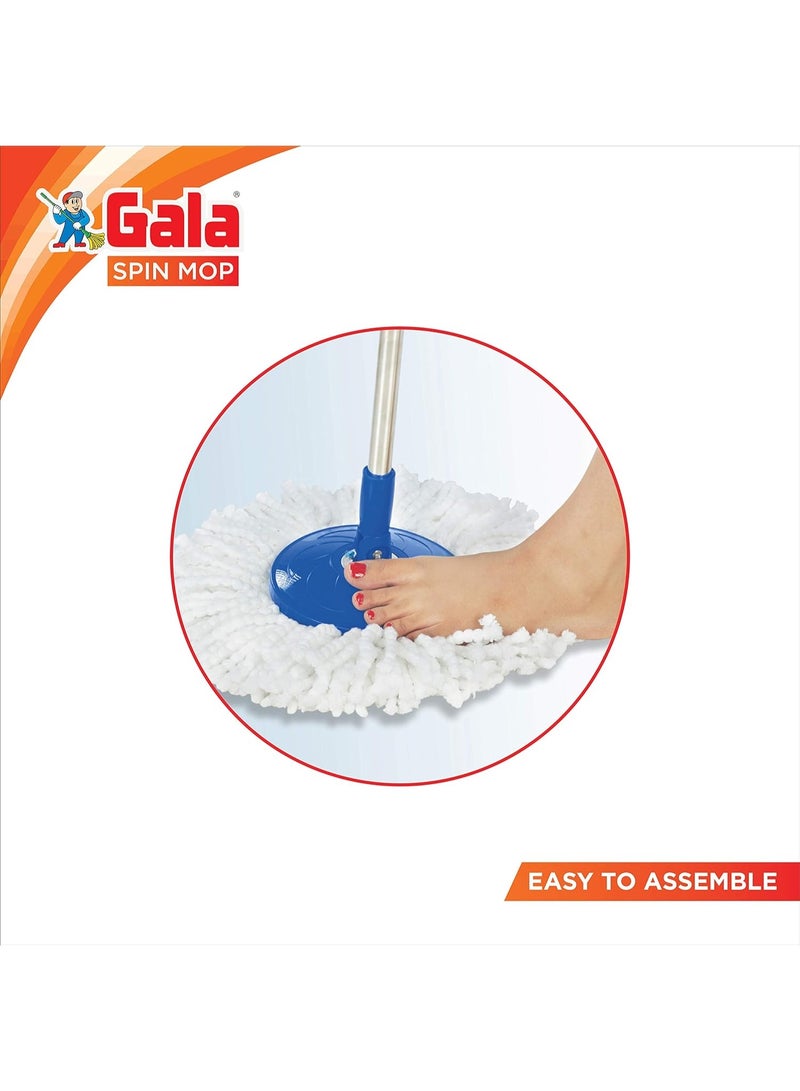 Gala Spin Mop Microfiber Refill, Spin Mop Refill/Floor Mop Refill, Mop Head Refill only,Mop Refills only (White) - Image 4